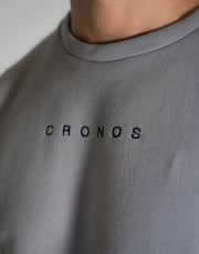 CRONOS ROOM OAGANIC OVERSIZE T-SHIRTS【GRAY】