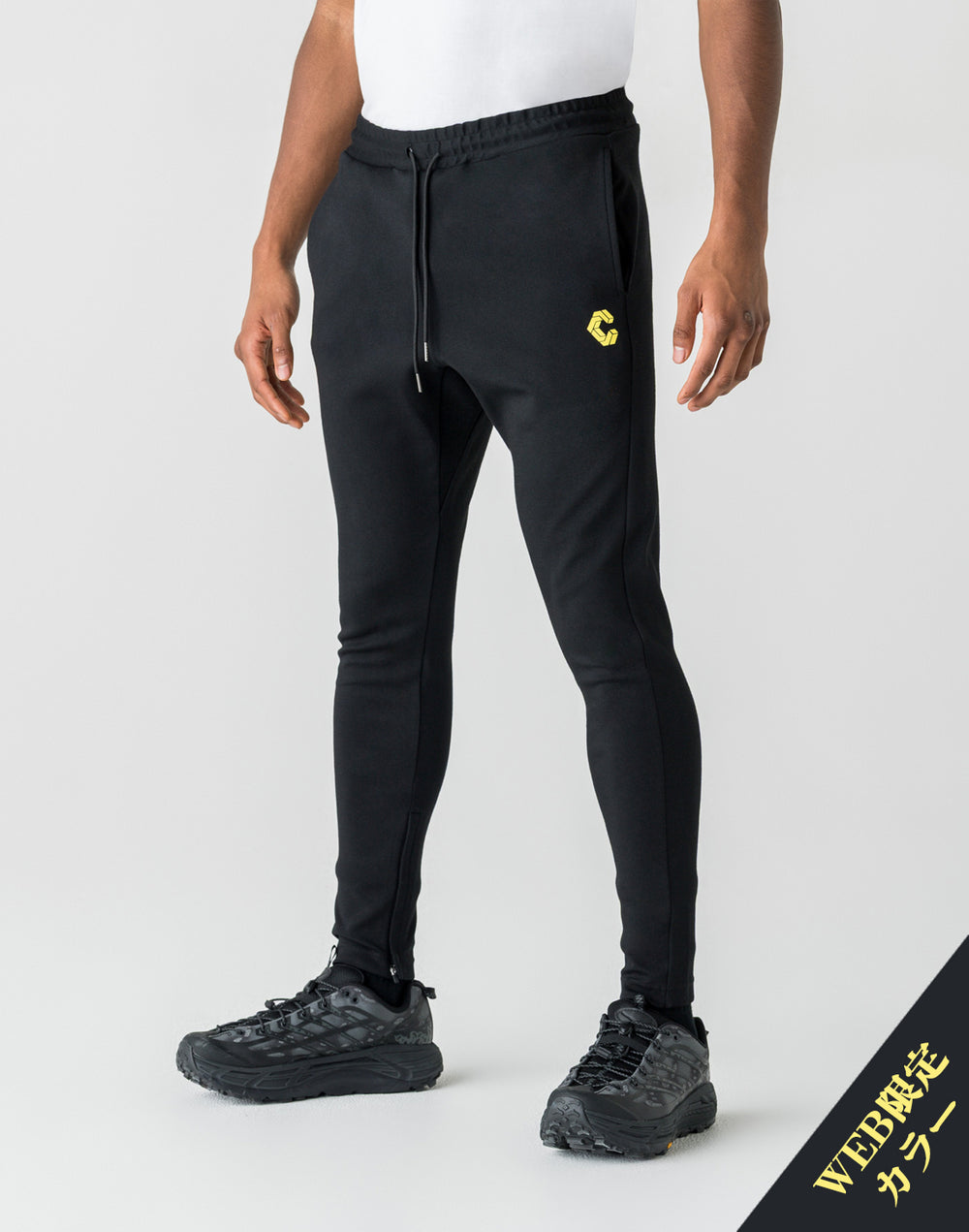 CRONOS ACTIVE SLIM Long Pants【BLACK×YELLOW】