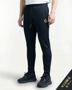 CRONOS HIGH-STRETCH SKINNY PANTS【BLACK×GOLD】
