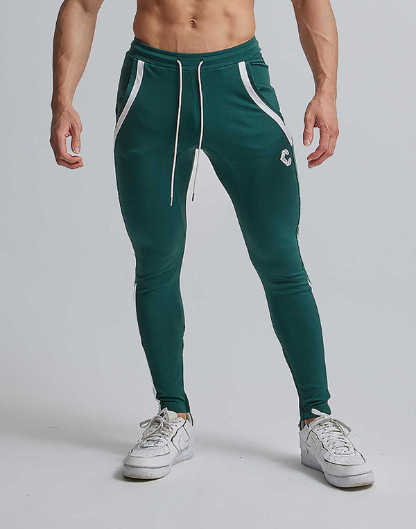 CRONOS SIDE STRIPE LONG PANTS【GREEN】