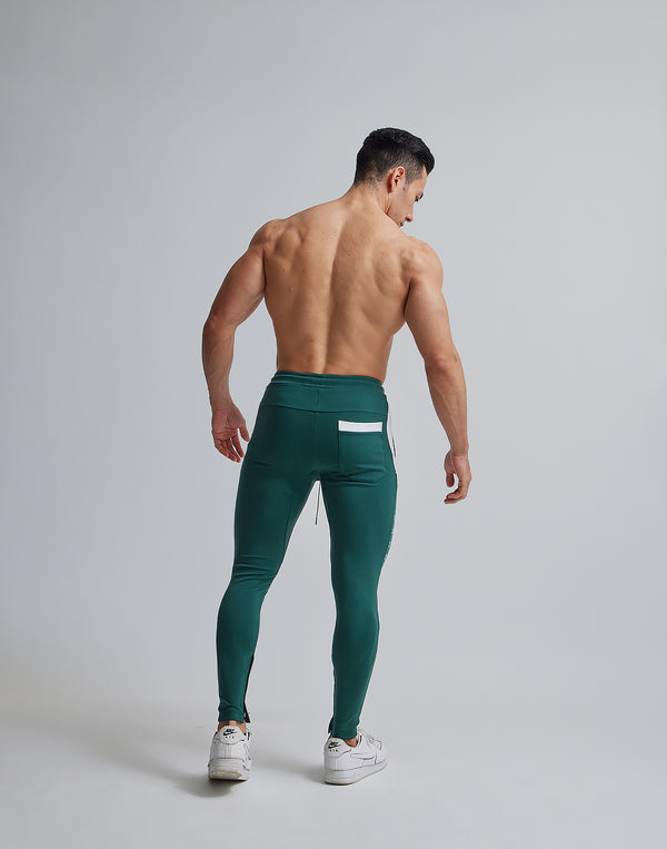 CRONOS SIDE STRIPE LONG PANTS【GREEN】