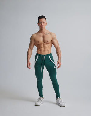 CRONOS SIDE STRIPE LONG PANTS【GREEN】