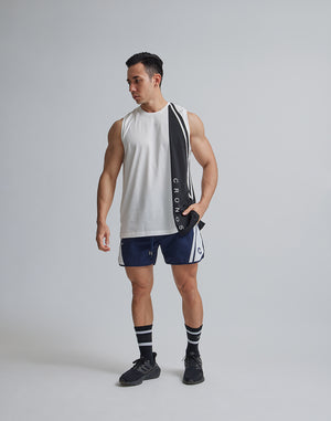 CRONOS ASYMMETRY TANKTOP【WHITE】