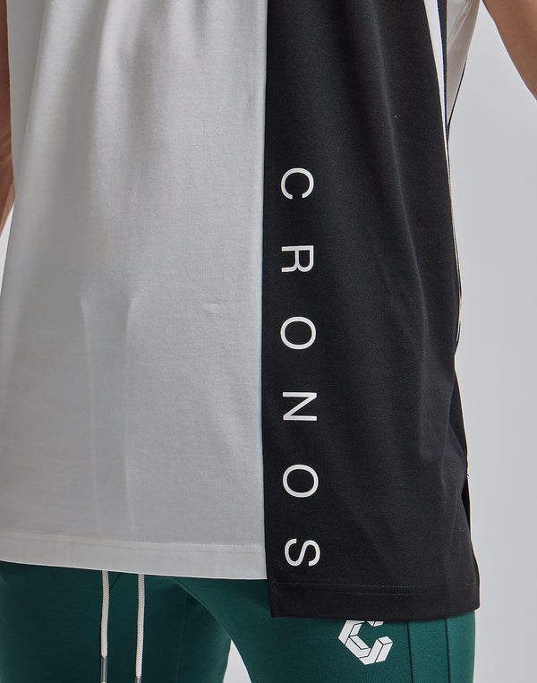 CRONOS ASYMMETRY TANKTOP【WHITE】