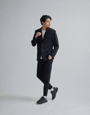 CRONOS BACK LOGO STRETCH JACKET [BLACK]