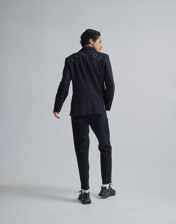 CRONOS BACK LOGO STRETCH JACKET [BLACK]