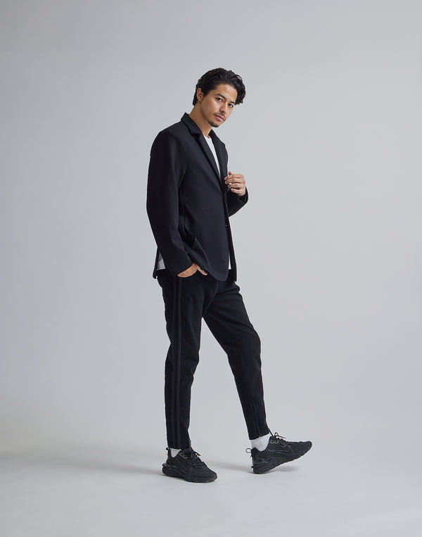 CRONOS BACK LOGO STRETCH JACKET [BLACK]