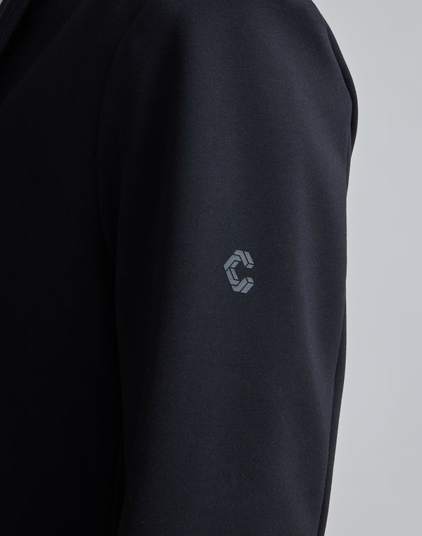 CRONOS BACK LOGO STRETCH JACKET [BLACK]