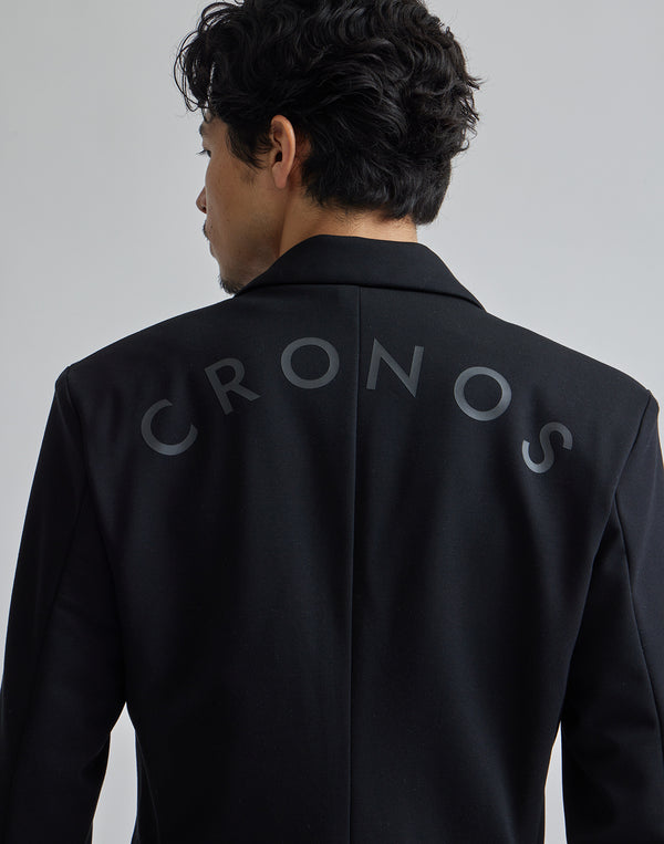 CRONOS BACK LOGO STRETCH JACKET [BLACK]