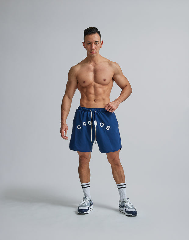 CRONOS FRONT LOGO ACTIVE SHORTS【NAVY】 - クロノス CRONOS Official