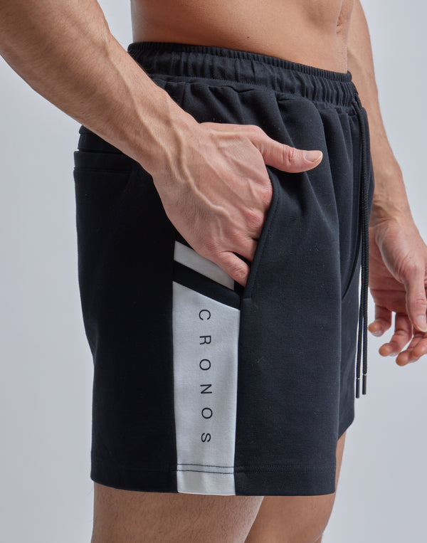 CRONOS SIDE LOGO 2LINES SHORTS [CREAM]