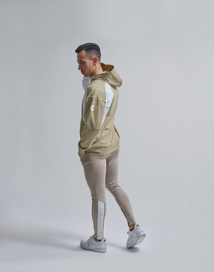 CRONOS SWICHING CALF LOGO PANTS【BEIGE】