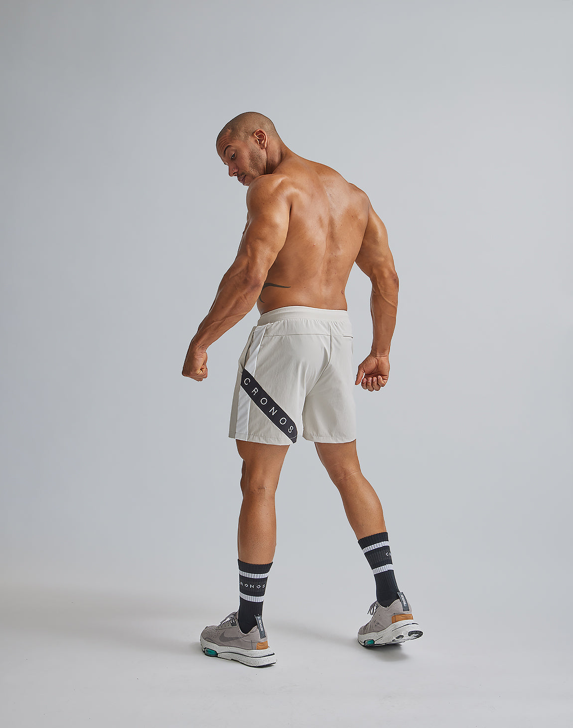 CRONOS クロノス　DIAGONAL LINE SHORTS XL CRONOS DIAGONAL LINE SHORTS【GUREJU】