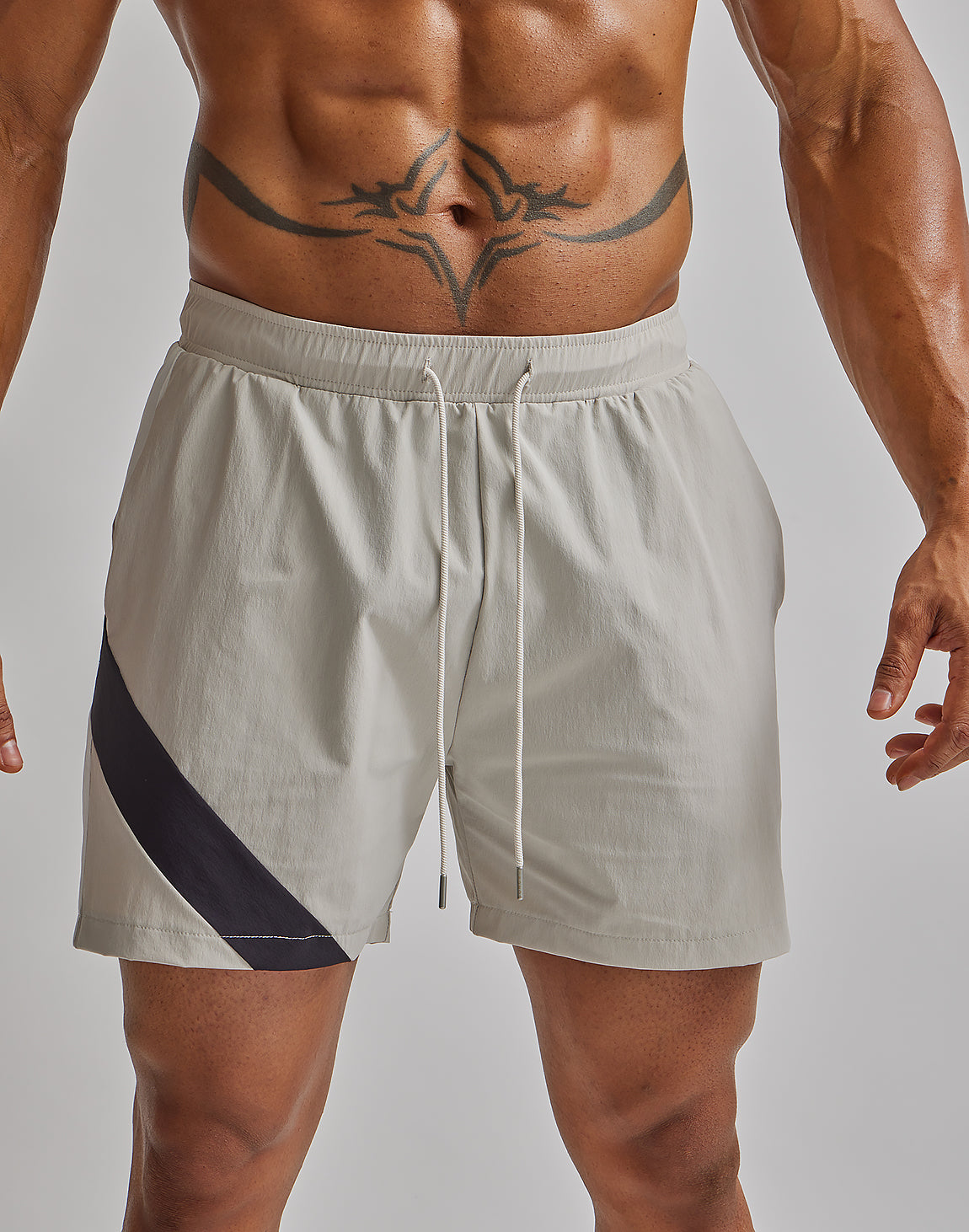 CRONOS DIAGONAL LINE SHORTS【GUREJU】