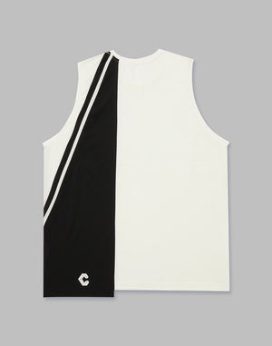 CRONOS ASYMMETRY TANKTOP【WHITE】