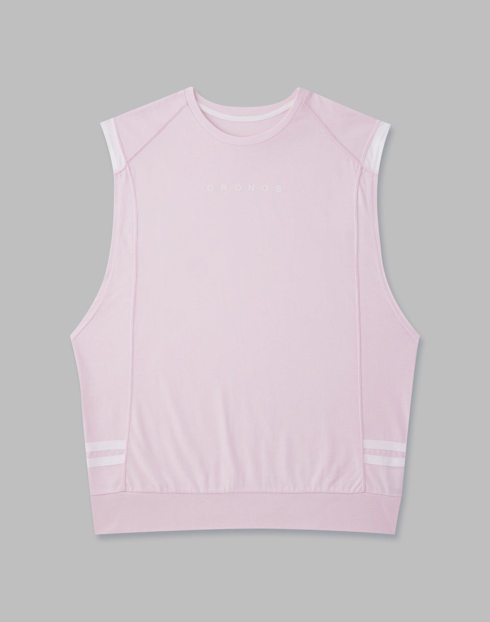 CRONOS 2LINES SLEEVELESS【PINK】
