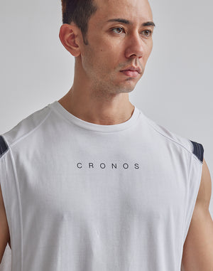 CRONOS 2LINES 無袖 [白色]