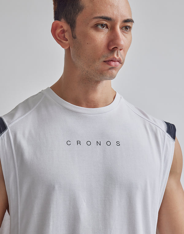 CRONOS 2LINES 無袖 [白色]