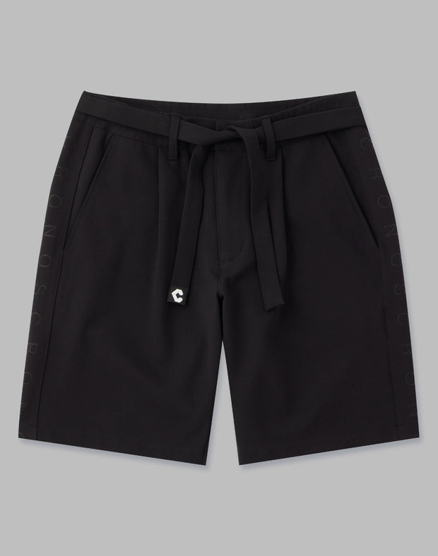 CRONOS BLACK STRETCH SHORT PANTS【BLACK】