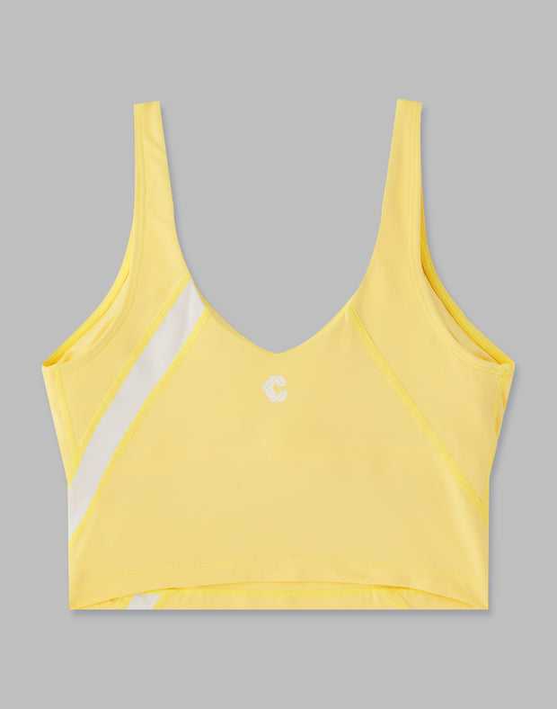 CRONOS WOMEN  CAMISOLE BRA【YELLOW】