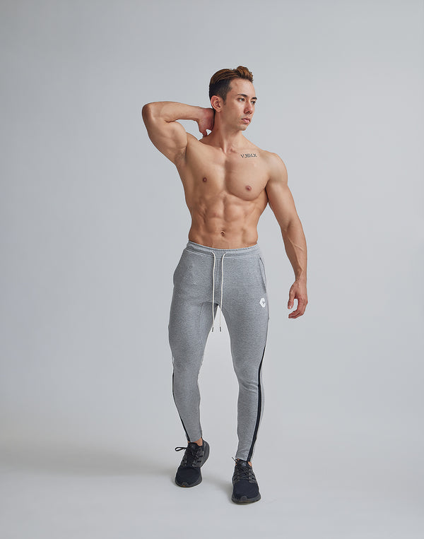 CRONOS RECT LINE LONGPANTS [GRAY] 