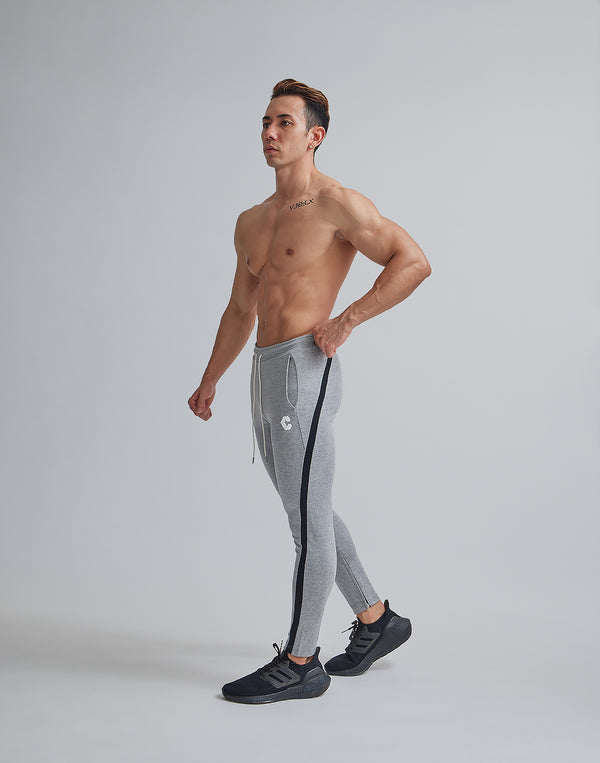 CRONOS RECT LINE LONGPANTS [GRAY] 