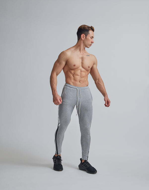 CRONOS RECT LINE LONGPANTS [GRAY] 