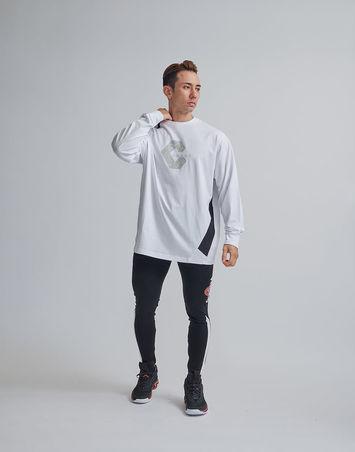 CRONOS×OLYMPIA LONGSLEEVE【WHITE】