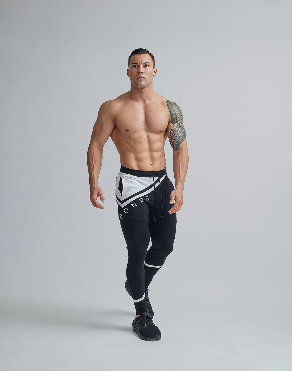 CRONOS TITLED LINE LONGPANTS【BLACK】