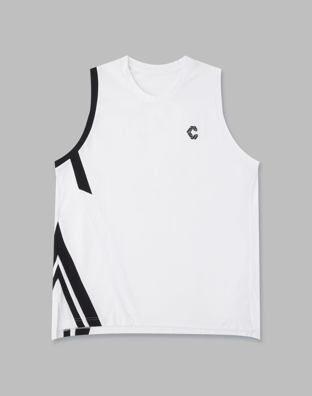 CRONOS V-LINE TANKTOP【WHITE】
