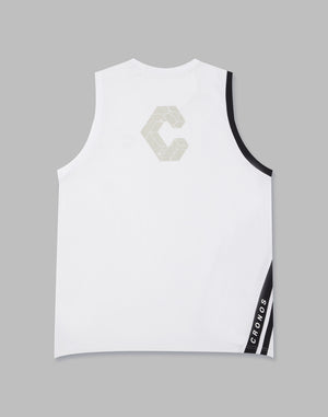 CRONOS V-LINE TANKTOP【WHITE】