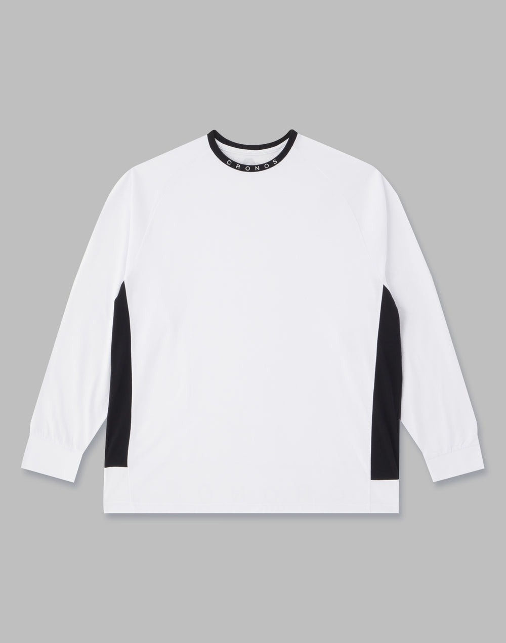 CRONOS NECK LOGO LONGSLEEVE【WHITE】