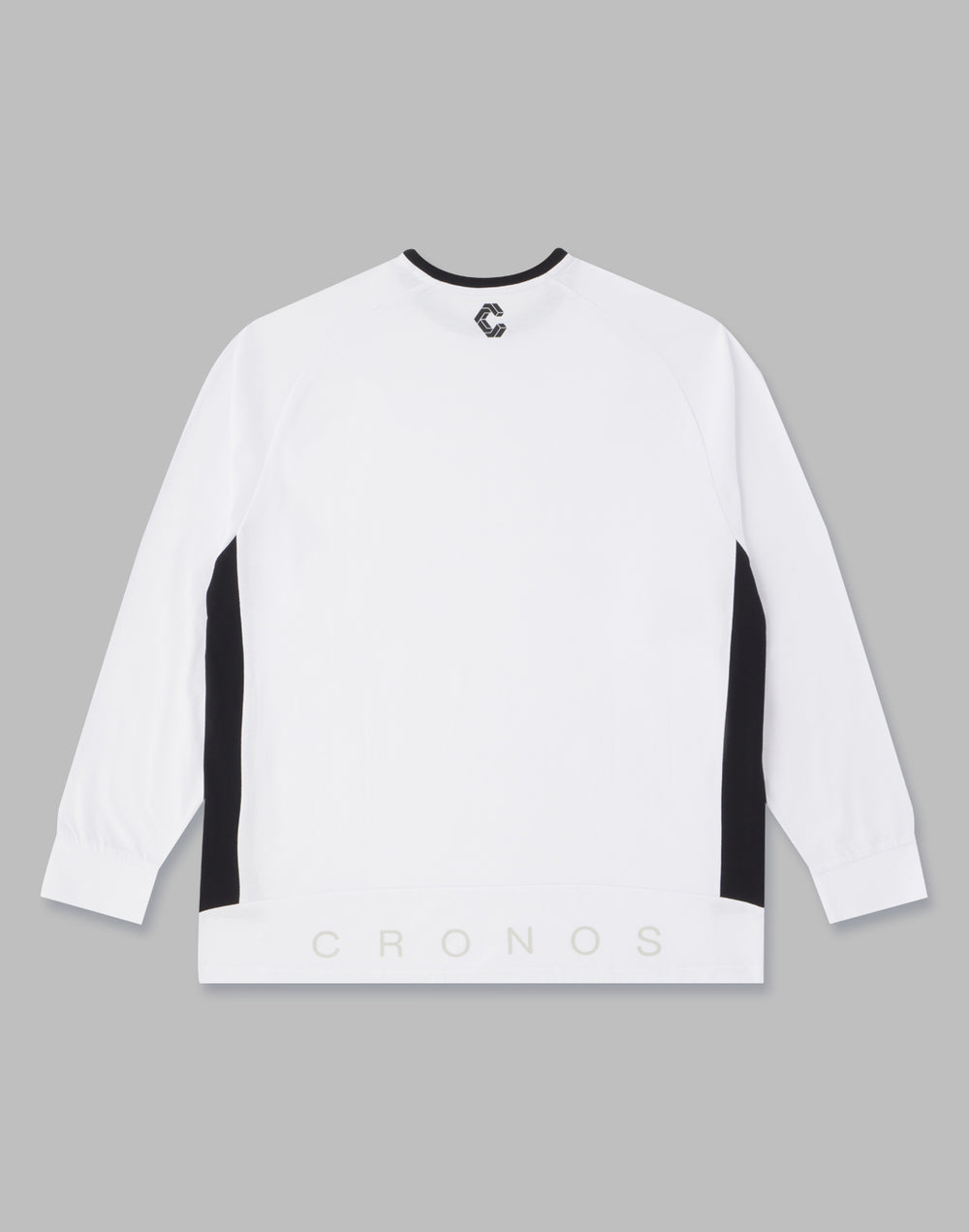 CRONOS NECK LOGO LONGSLEEVE【WHITE】