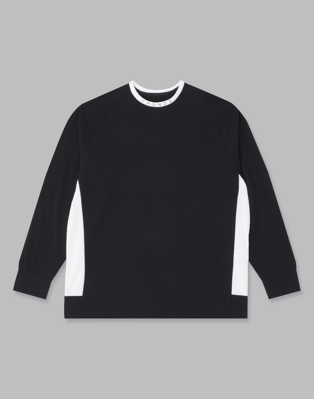 CRONOS NECK LOGO LONGSLEEVE【BLACK】