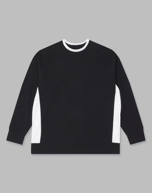 CRONOS NECK LOGO LONGSLEEVE【BLACK】