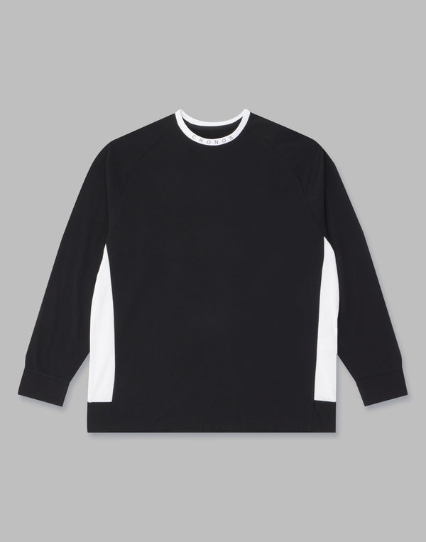 CRONOS NECK LOGO LONGSLEEVE【BLACK】