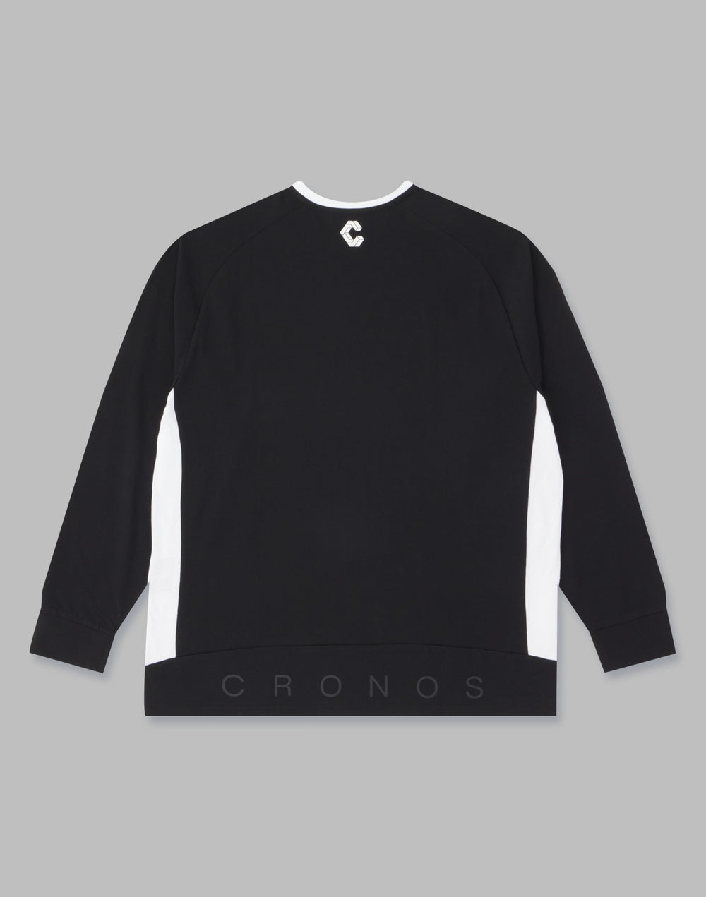 CRONOS NECK LOGO LONGSLEEVE【BLACK】