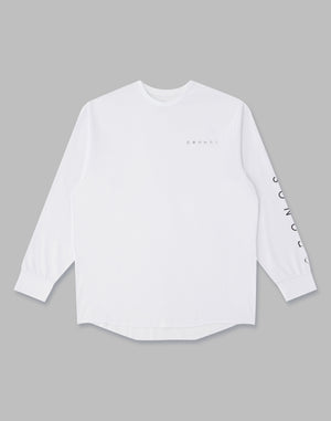 CRONOS LOGO LONGSLEEVE【WHITE】