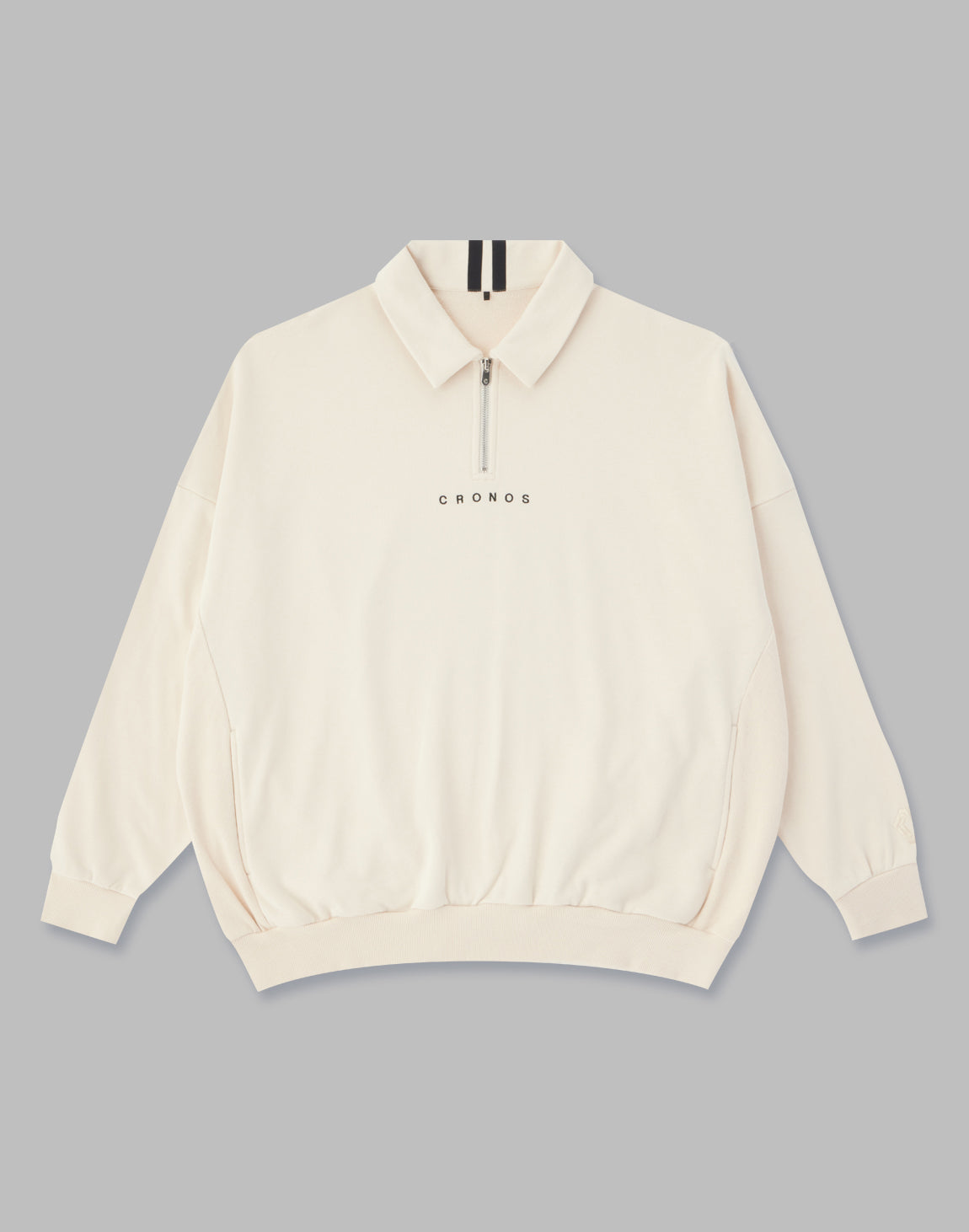 CRONOS HALF ZIP PULLOVER【CREAM】 – クロノス CRONOS Official Store