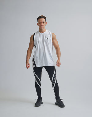 CRONOS V-LINE TANKTOP【WHITE】