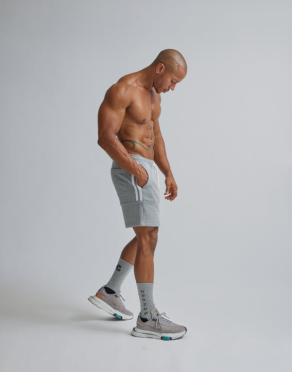 CRONOS INLAY SHORTS [GRAY]