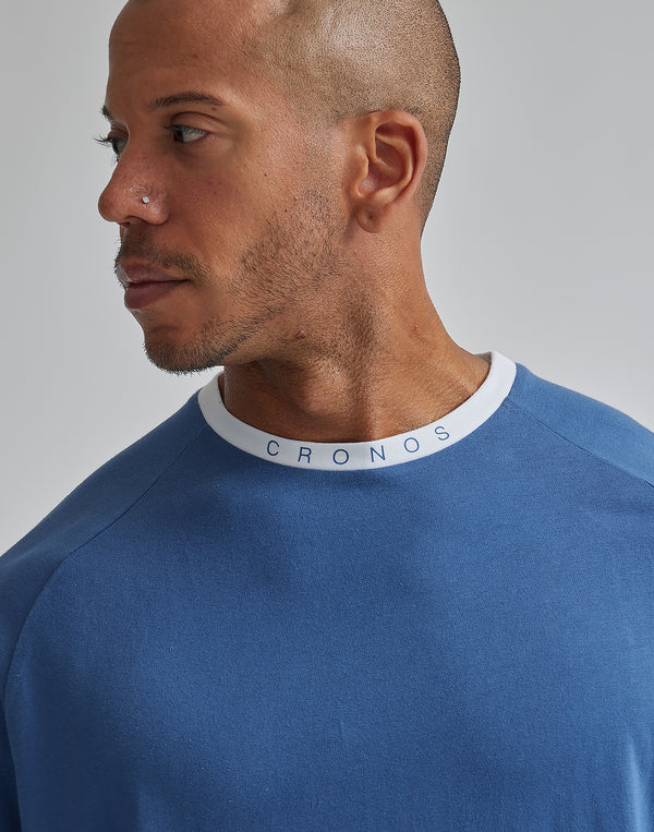CRONOS NECK LOGO LONGSLEEVE【CHARCOAL】