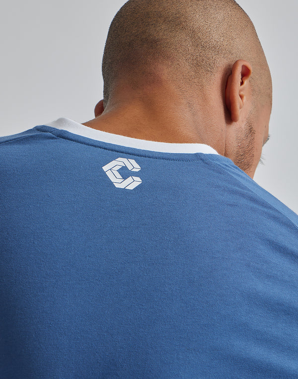 CRONOS NECK LOGO LONGSLEEVE【CHARCOAL】