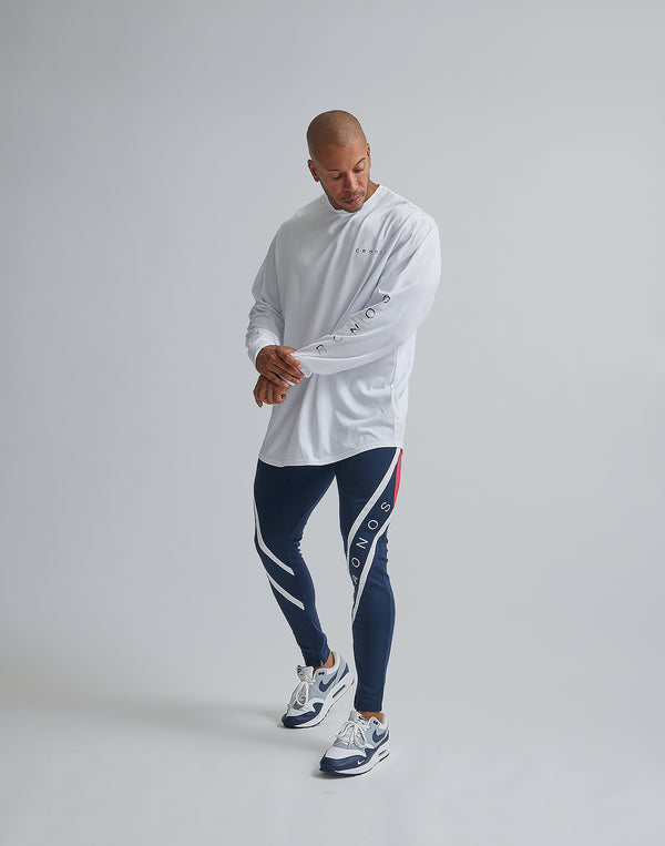 CRONOS LOGO LONGSLEEVE【WHITE】