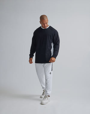 CRONOS NECK LOGO LONGSLEEVE【BLACK】