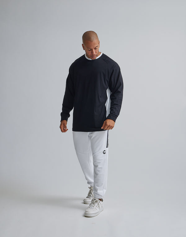CRONOS NECK LOGO LONGSLEEVE【BLACK】