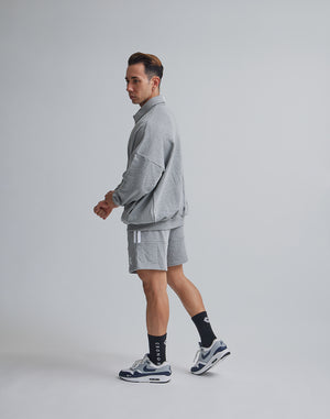 CRONOS HALF ZIP 2LINE PULLOVER【GRAY】