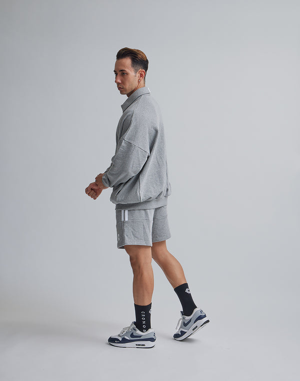 CRONOS HALF ZIP 2LINE PULLOVER【GRAY】