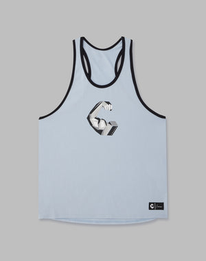 CRONOS BICEP LOGO TANKTOP [POWDER BLUE]
