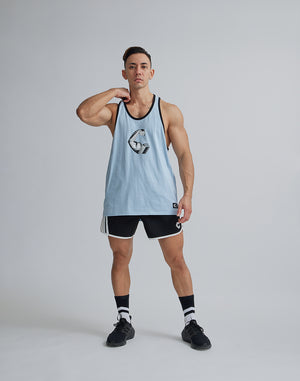 CRONOS BICEP LOGO TANKTOP [POWDER BLUE]